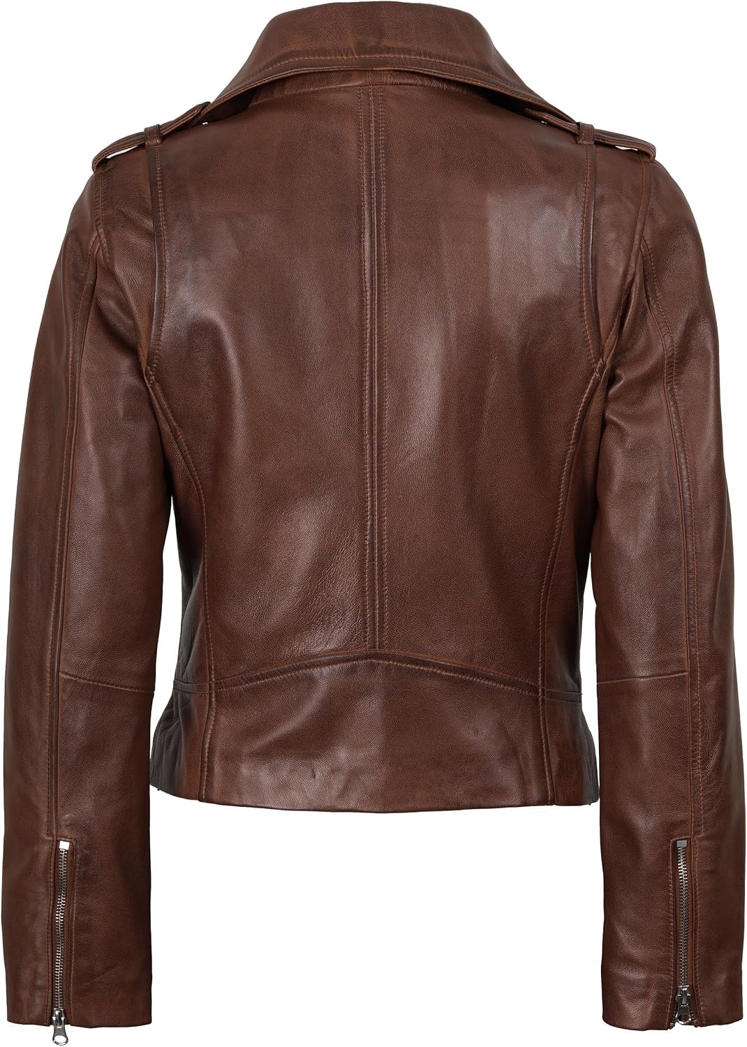 image:imageBlingsoul Real Leather Jacket Women Lambskin Jackets for WomensKirsten Cognac Jacket