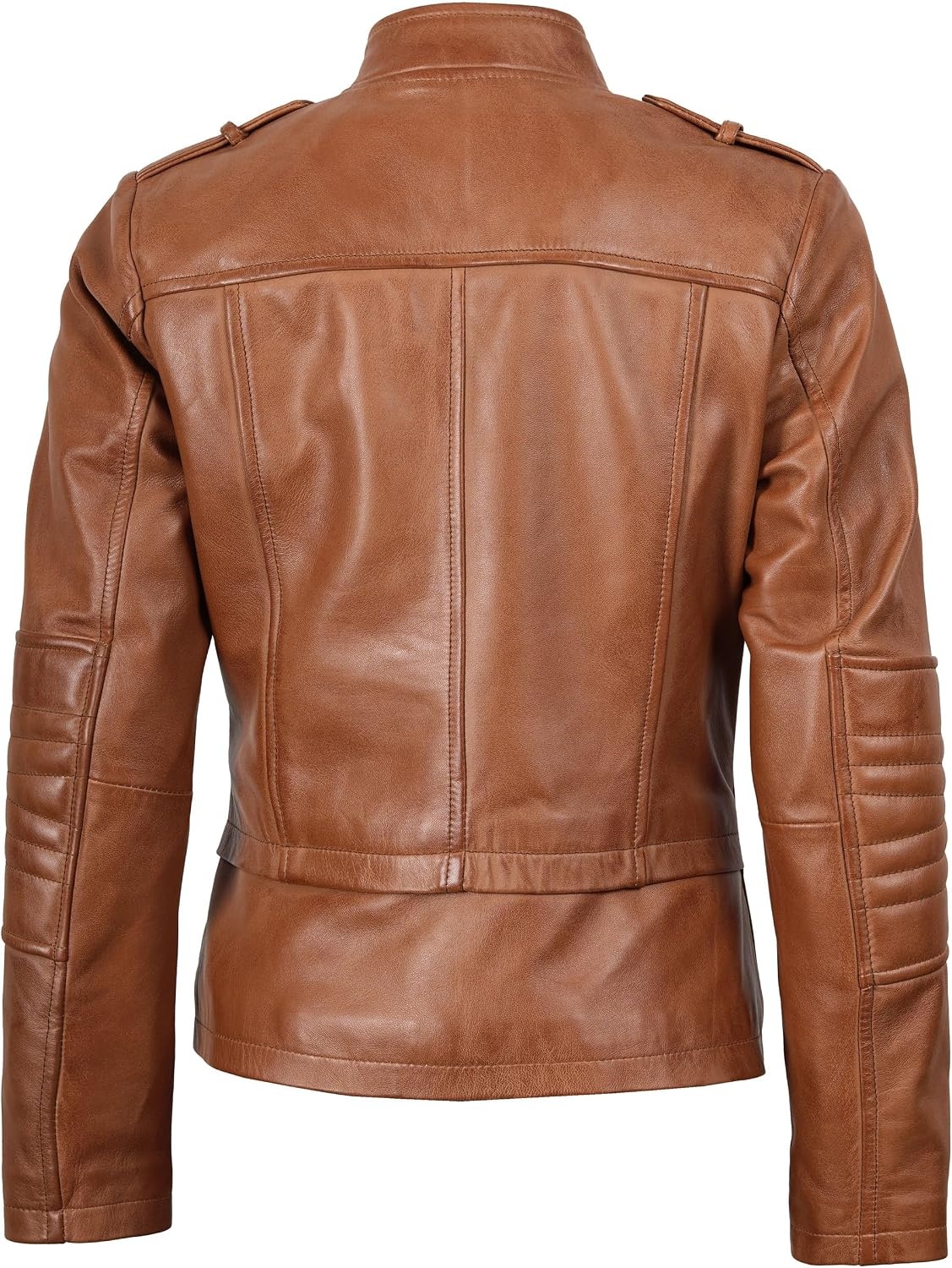 image:imageBlingsoul Real Leather Jacket Women Lambskin Jackets for WomensMonica Tan Jacket