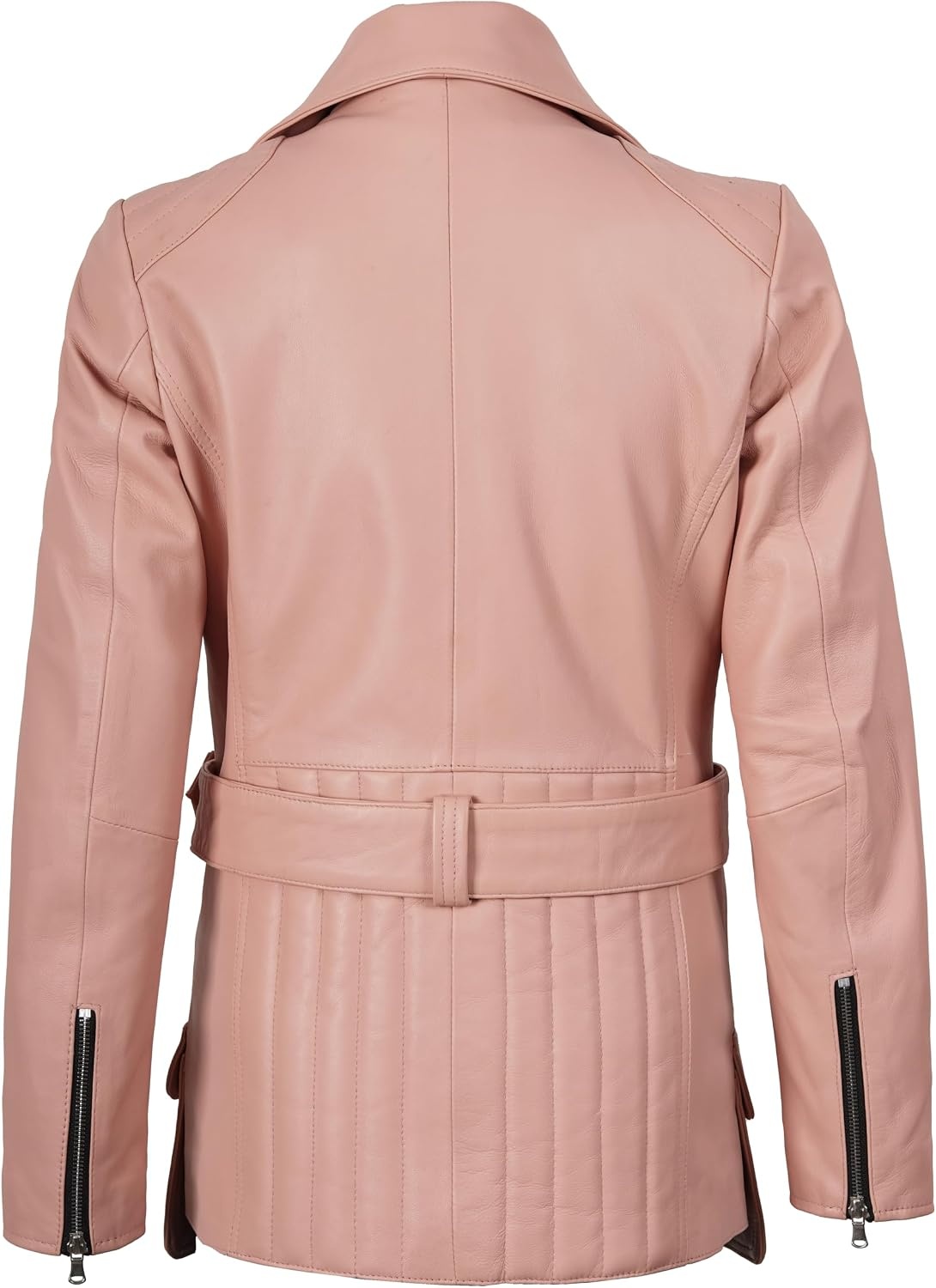 image:imageBlingsoul Real Leather Jacket Women Lambskin Jackets for WomensPink Victoria Jacket
