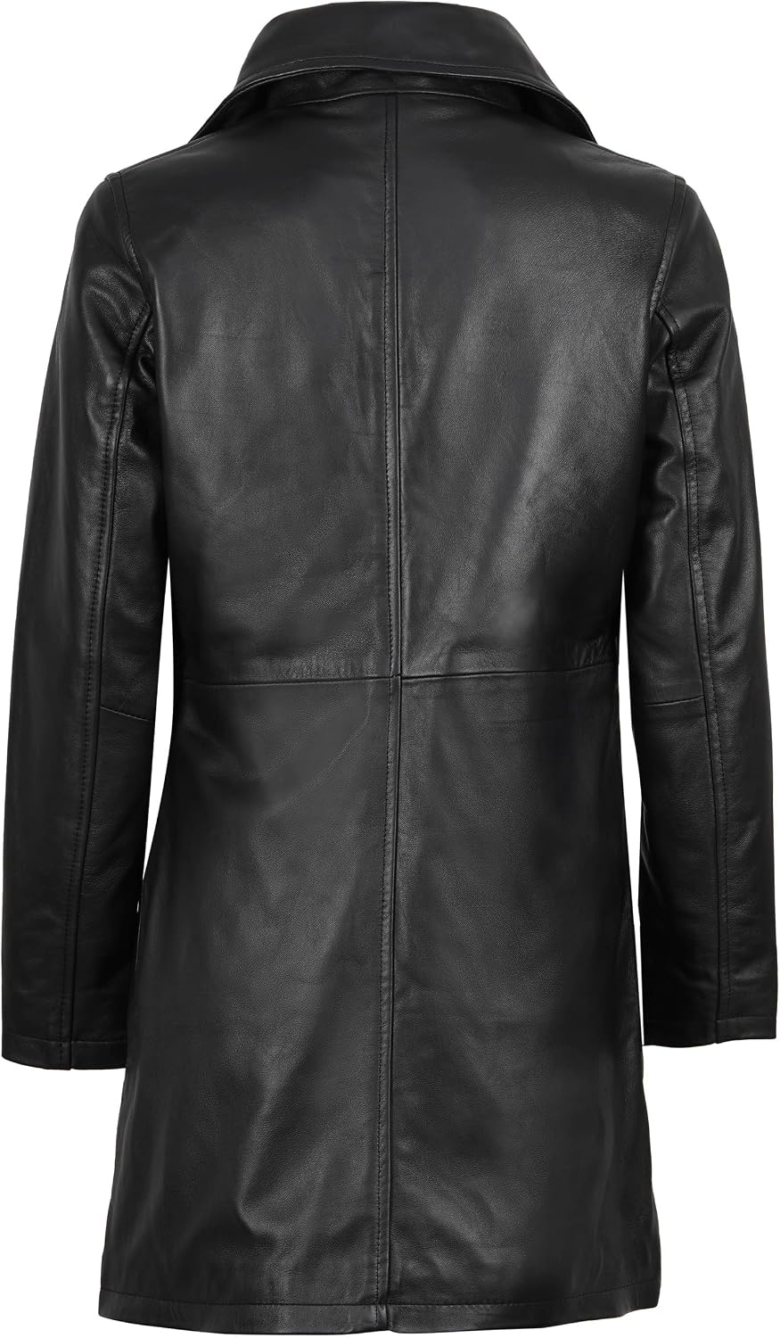 image:imageBlingsoul Real Leather Jacket Women Lambskin Jackets for WomensSuper Black Car Coat