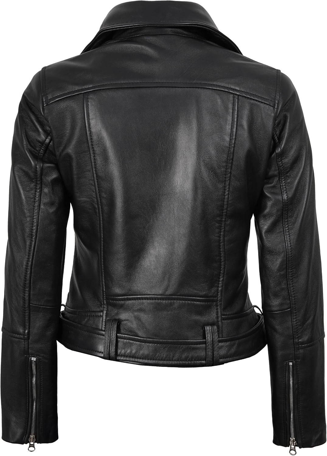 image:imageBlingsoul Black Leather Jacket Women 1309966 Aldo Black 2XL